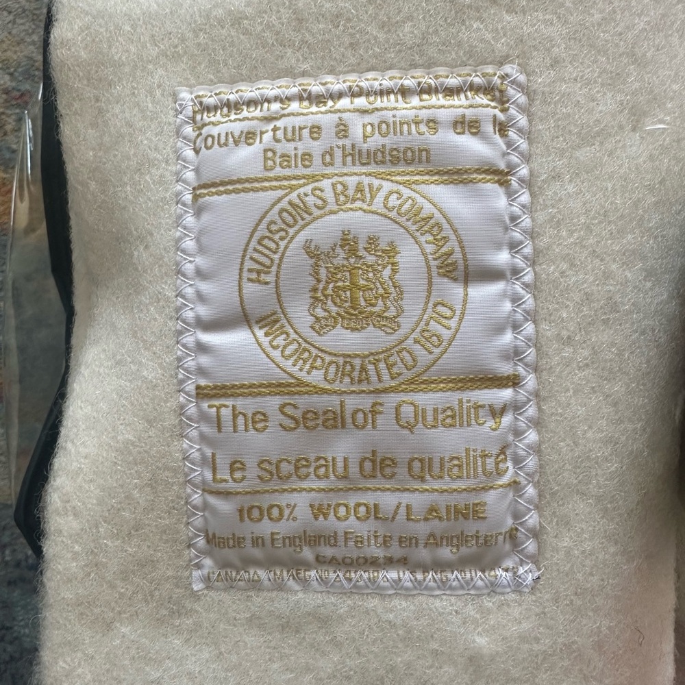Hudson Bay Striped Blanket - Picture 3 of 12
